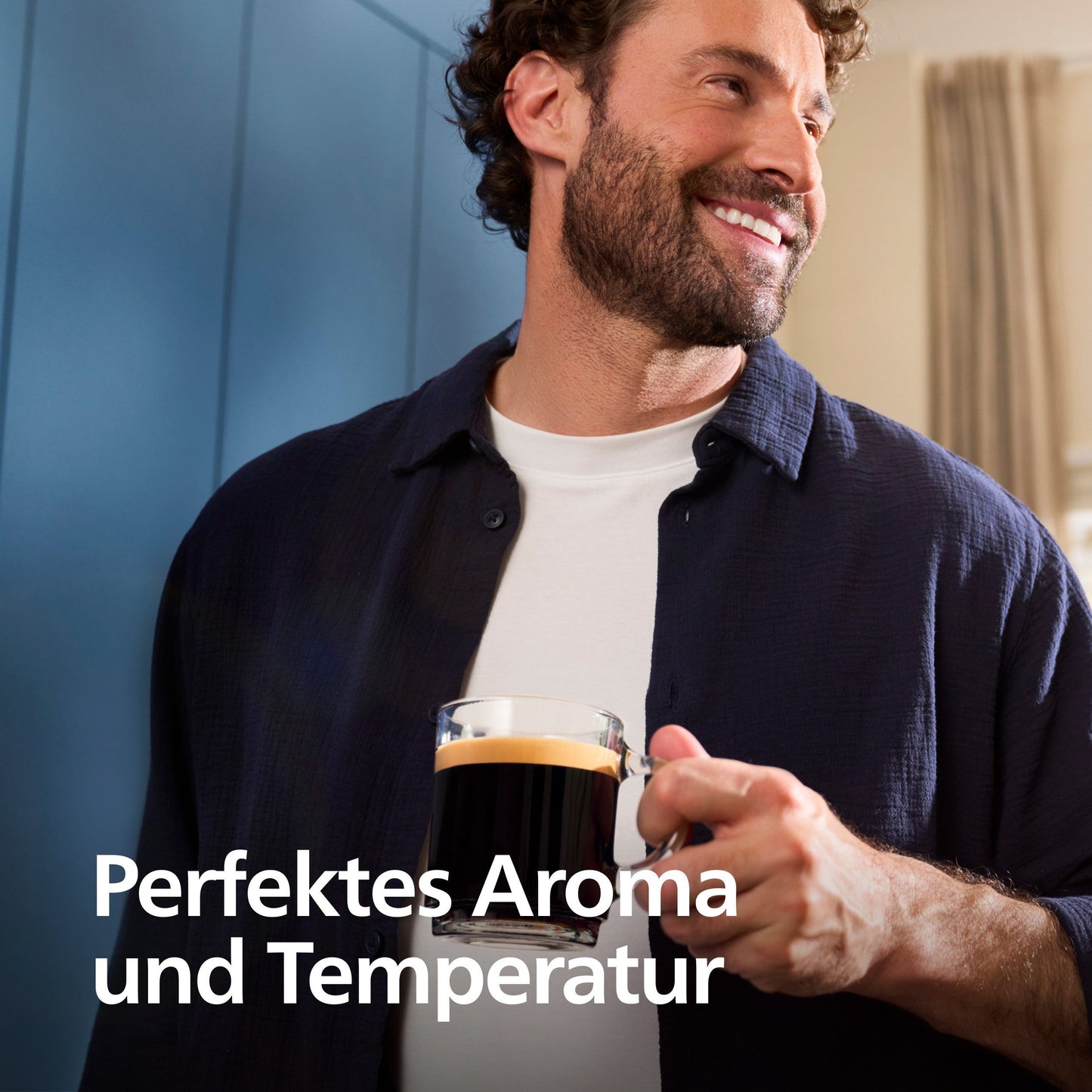 PHILIPS Kaffeevollautomat 5400 Series EP5447/90 LatteGo 12 Kaffeespezialitäten und 4 Benutzerprofilen